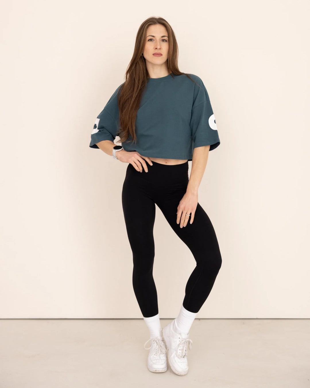 DNA Crop Top Oversize Vert