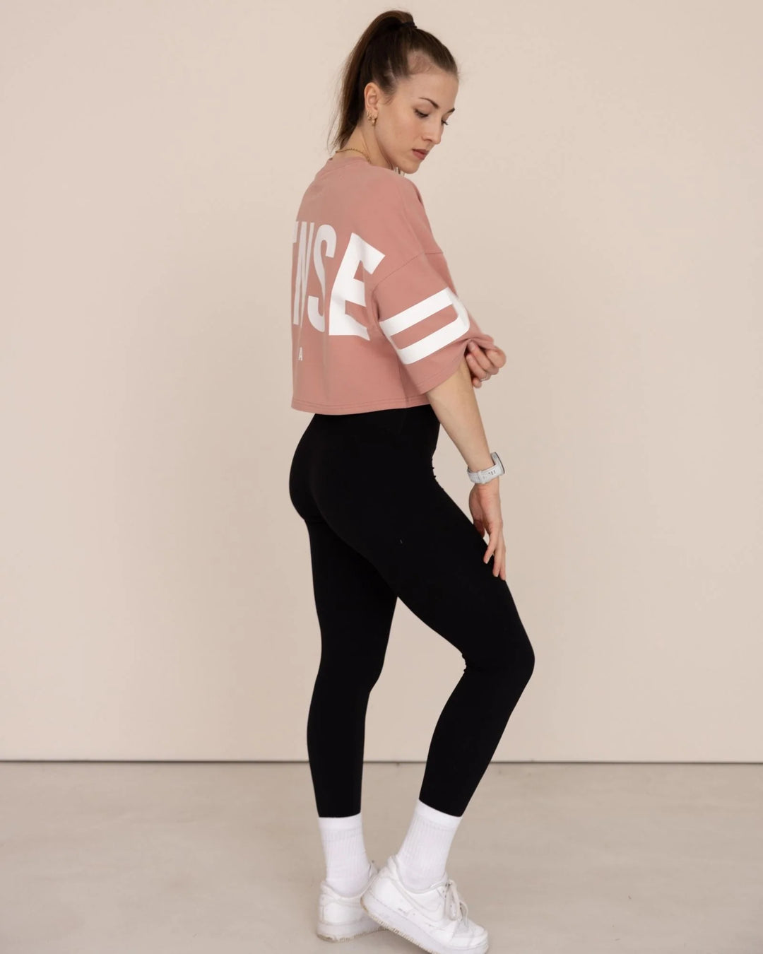 DNA Crop Top Oversize Rose