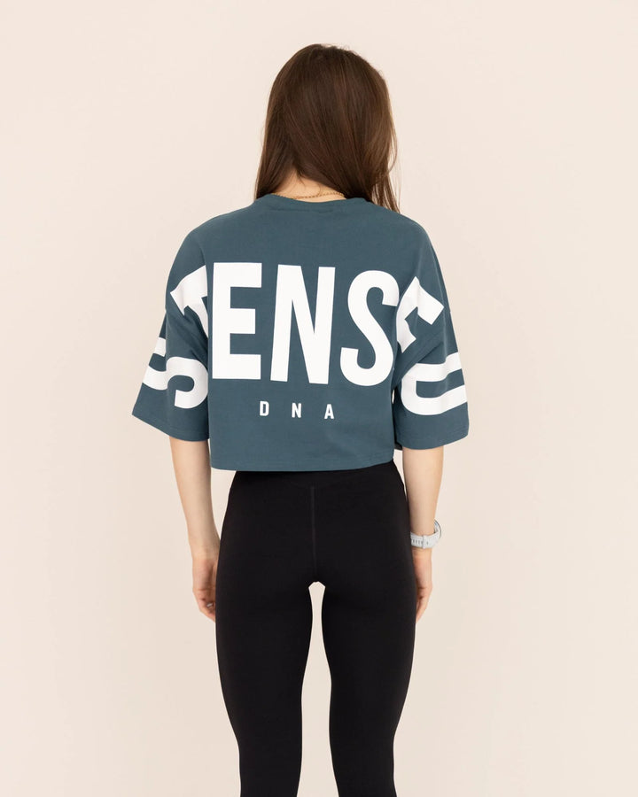 DNA Crop Top Oversize Vert