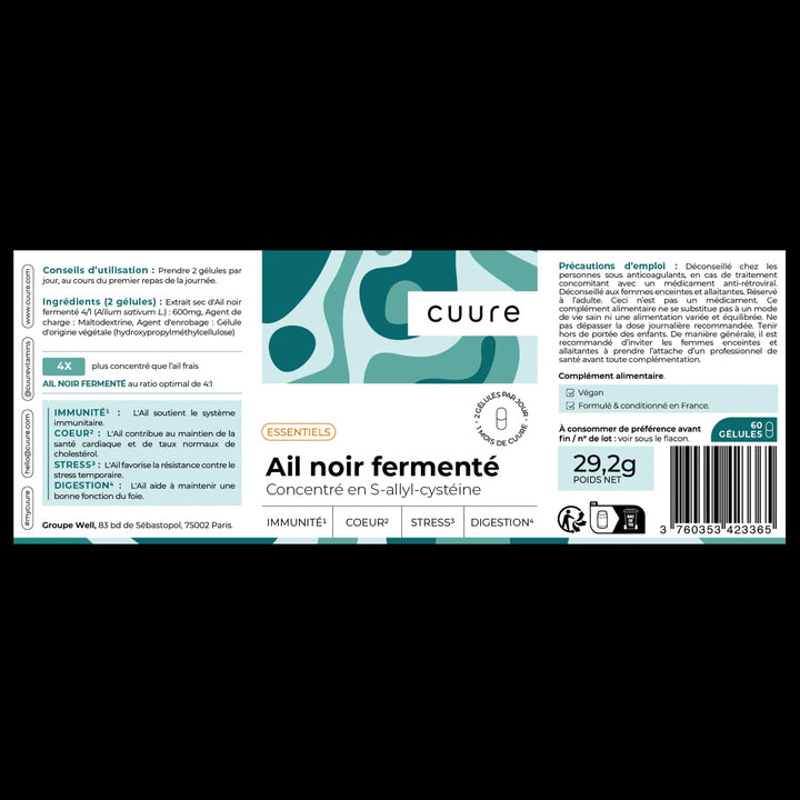 Ail Noir Fermenté (60doses)