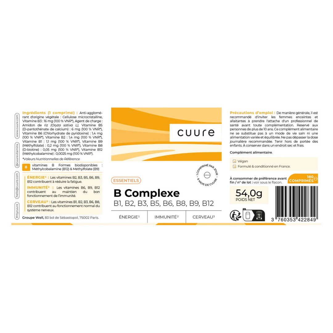 B Complexe (180 doses)