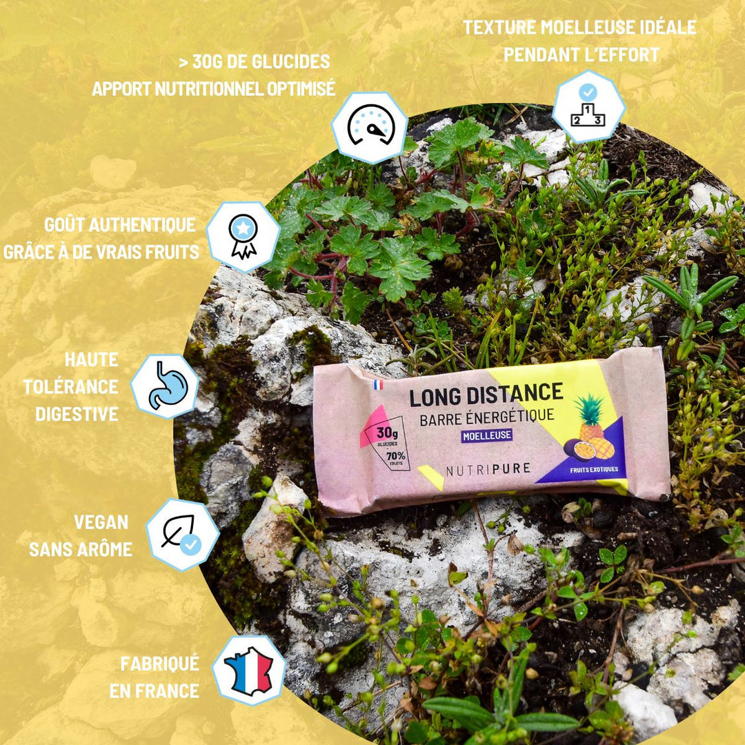 Barre énergétique Long Distance Fruits exotiques – visuel 4