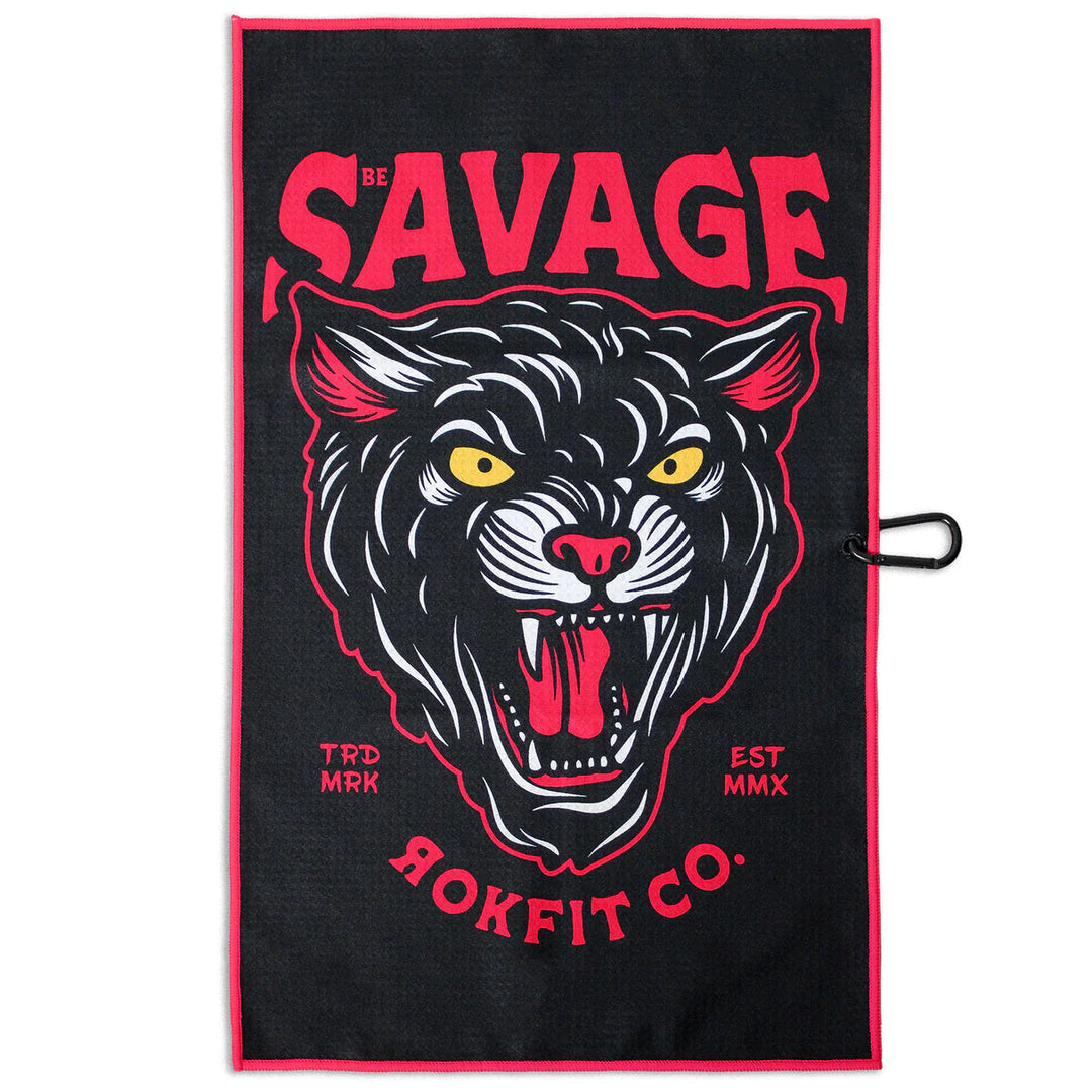 "Savage" sports towel