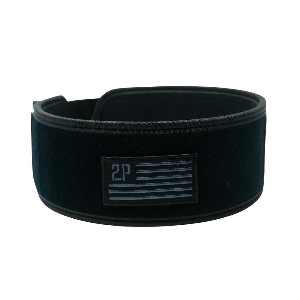 Weightlifting Belt - Black Velcro Patch