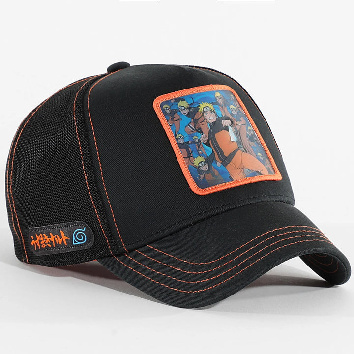 CAPSLAB -Casquette Trucker Naruto 3D Noir
