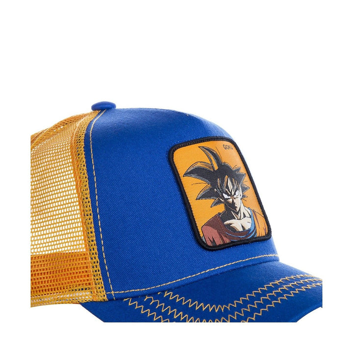 CAPSLAB - Casquette Trucker Dragon Ball Z Goku Snapback Bleu Capslab