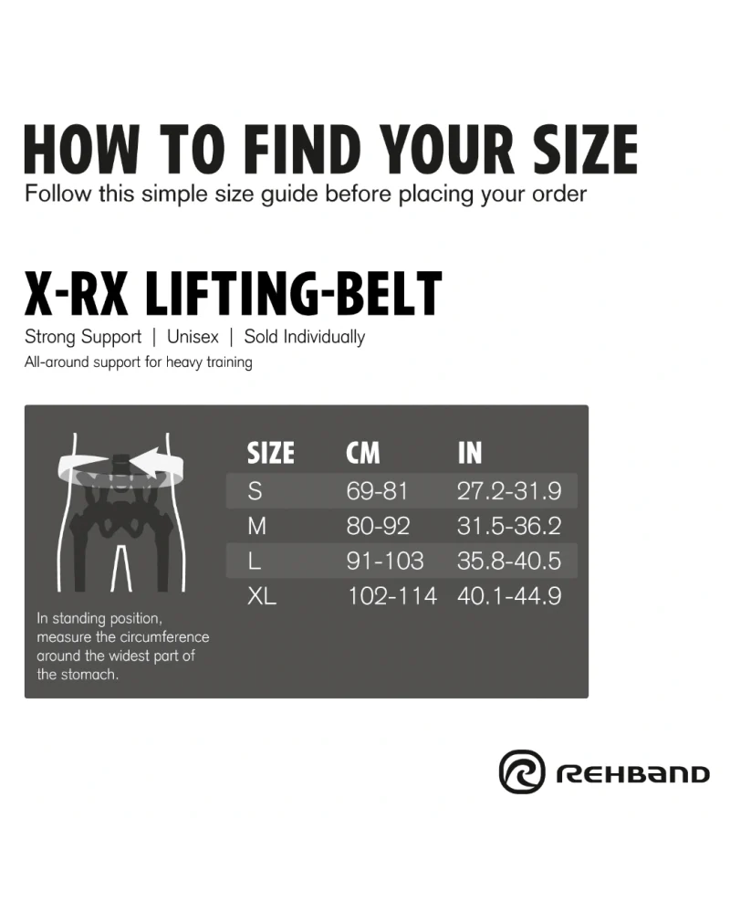 Ceinture d'haltérophilie - X-RX