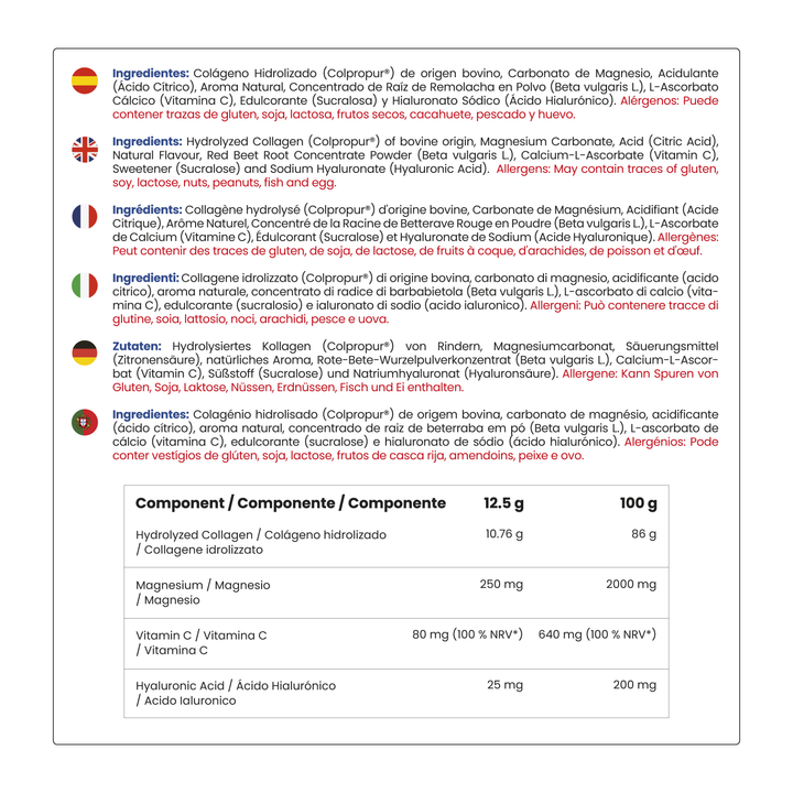 Collagène hydrolysé saveur Pastèque 180 g