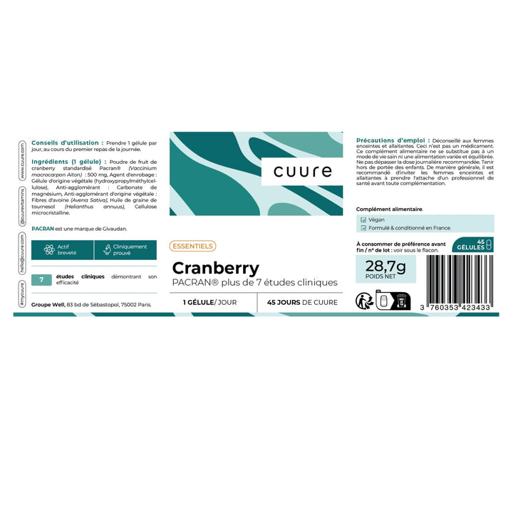 Cranberry (45doses)