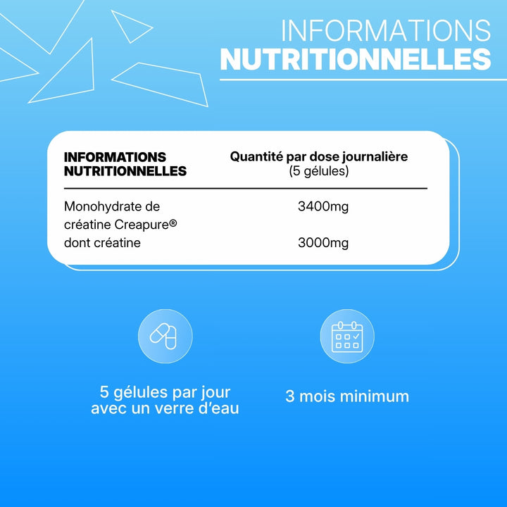 Créatine Creapure® 150 gélules – visuel 5