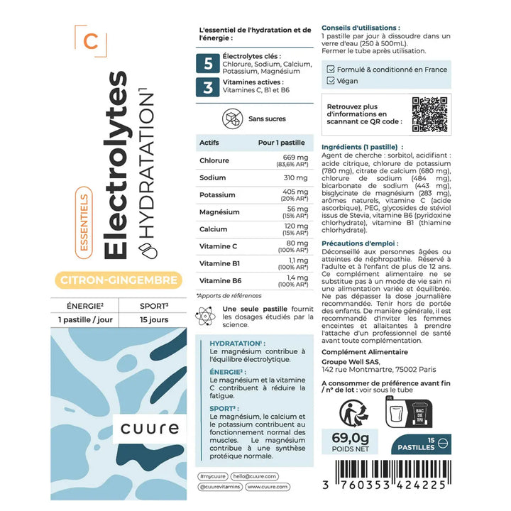 Électrolytes - Pêche
