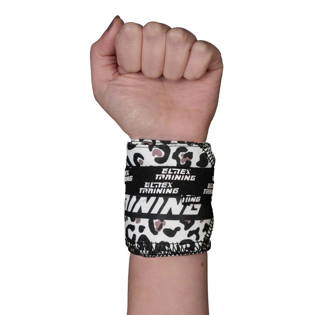 Bracelets en tissu pour cross training et haltérophilie - Léopard