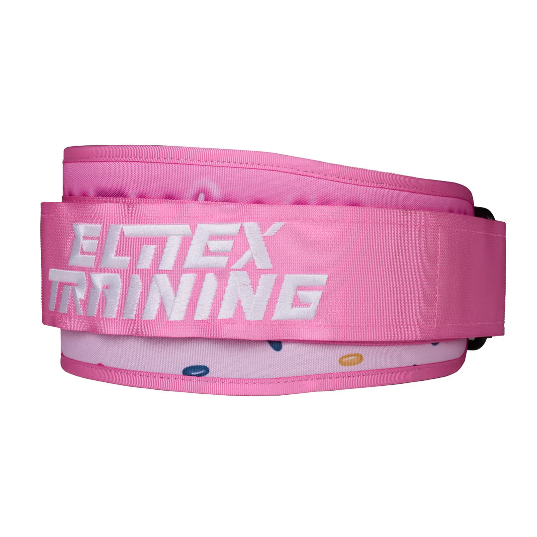 Ceinture d'haltérophilie - Rose