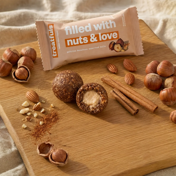 Boules d'énergie Treatfuls - Beurre de noisette « Filled with nuts & love »
