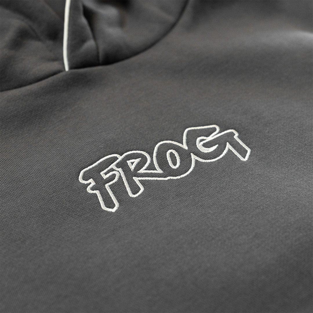 Sweat à capuche FROG GRIPS - Gris unisexe