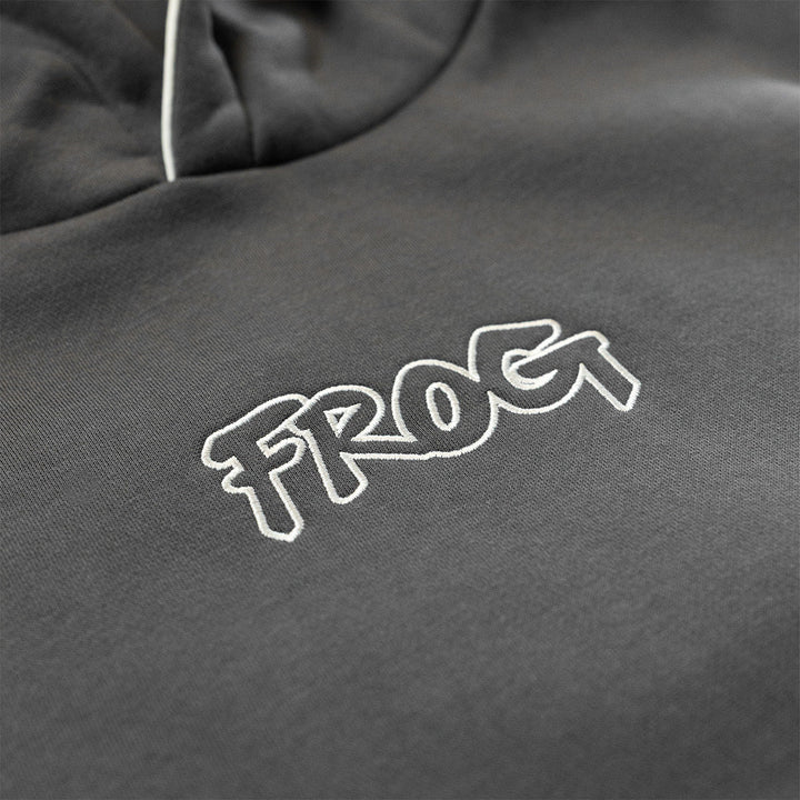 Sweat à capuche FROG GRIPS - Gris unisexe