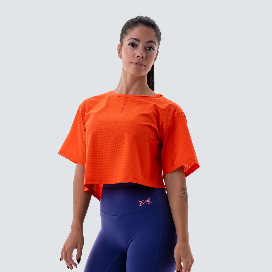Haut court oversize performant pour femme AW25