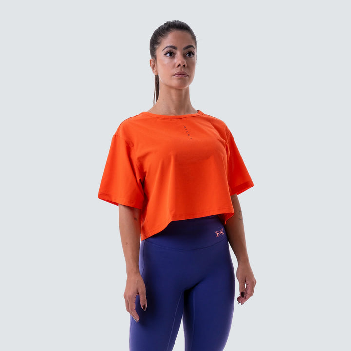 Haut court oversize performant pour femme AW25