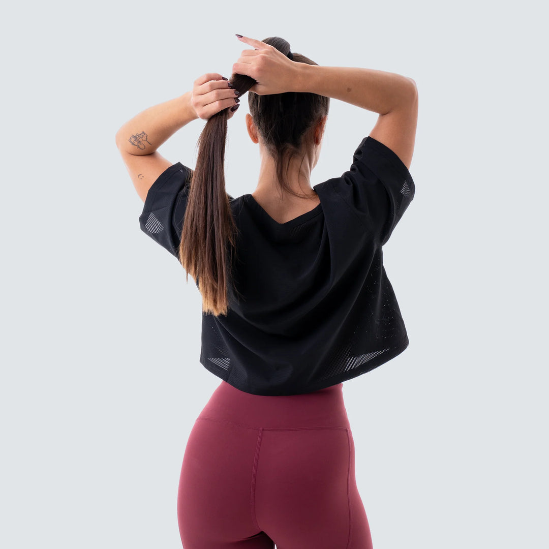 Haut court oversize performant pour femme AW25
