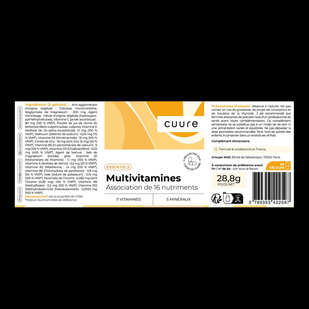 Multivitamines (60doses)