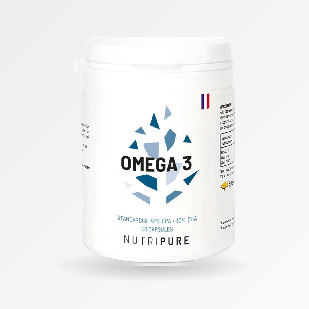 Nutripure Omega 3 Epax – pot de 90 gélules (1 mois)
