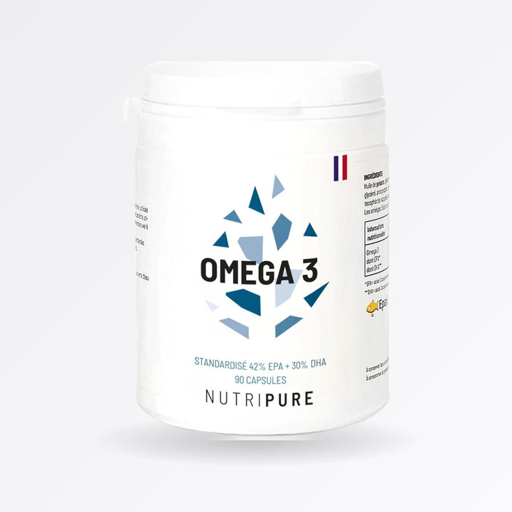 Nutripure Omega 3 Epax – pot de 90 gélules (1 mois)