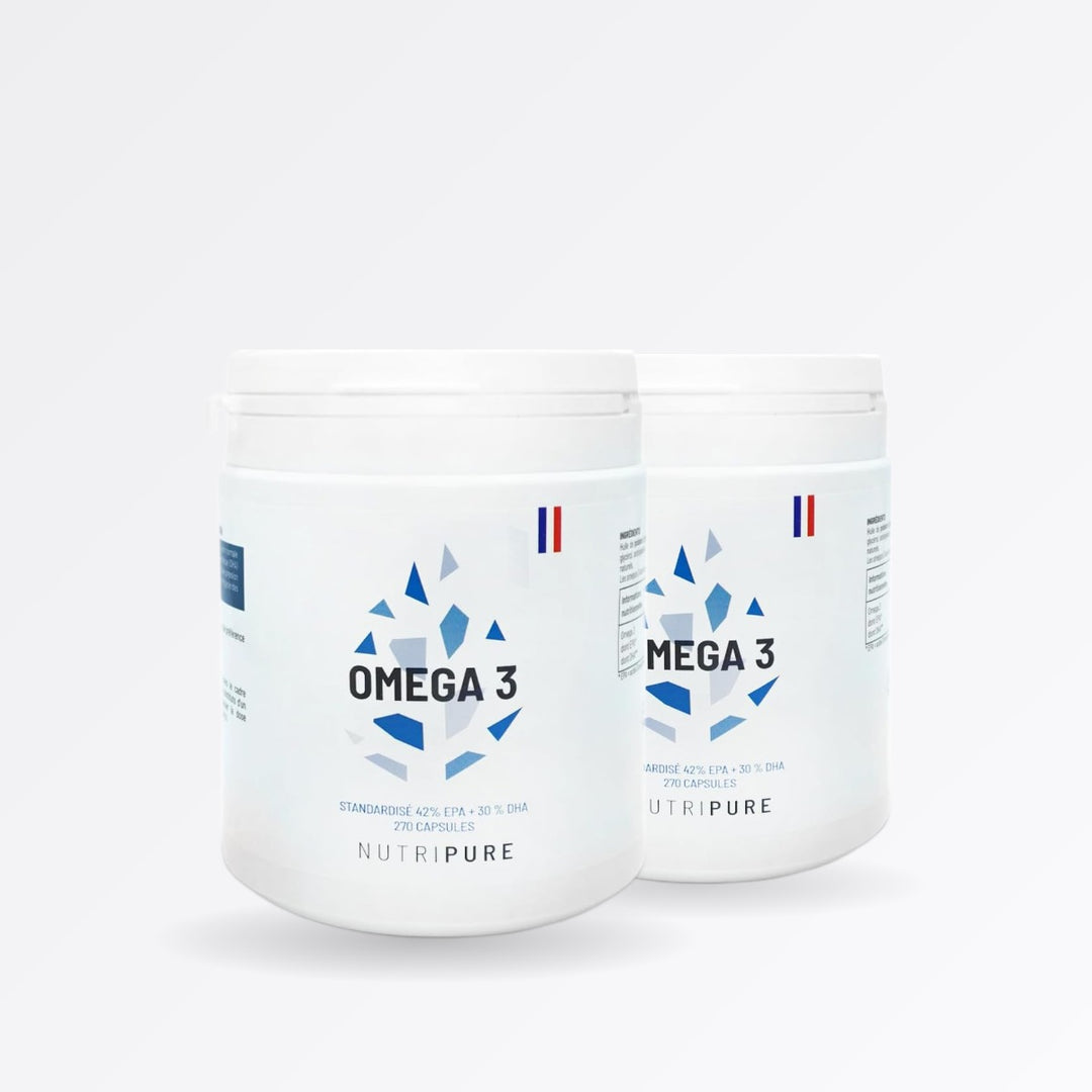 Nutripure Omega 3 Epax – 2 pots de 270 gélules (6 mois)