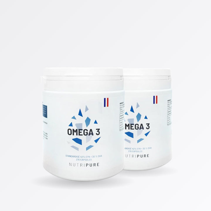 Nutripure Omega 3 Epax – 2 pots de 270 gélules (6 mois)