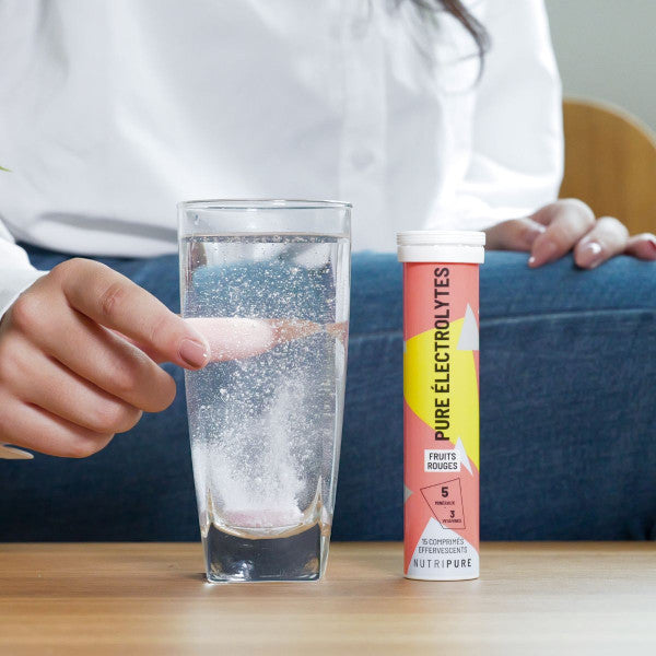 Pastilles Hydratation Fruits Rouges - Electrolytes 30 comprimés effervescents