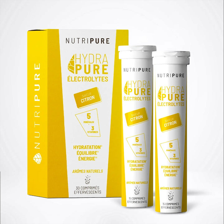 Hydrapure Pastilles Hydratation Citron (30 comprimés effervescents)