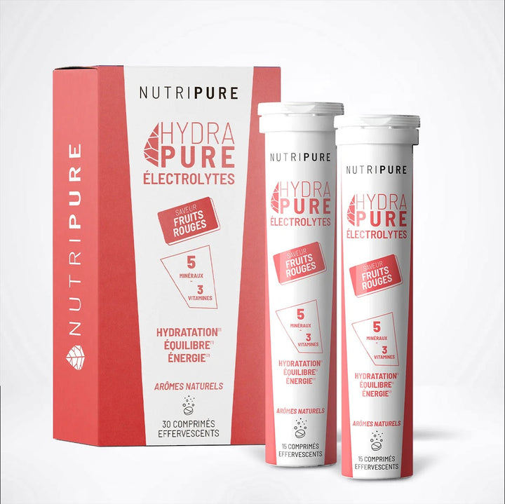 Hydrapure Pastilles Hydratation Fruits Rouges (30 comprimés effervescents)