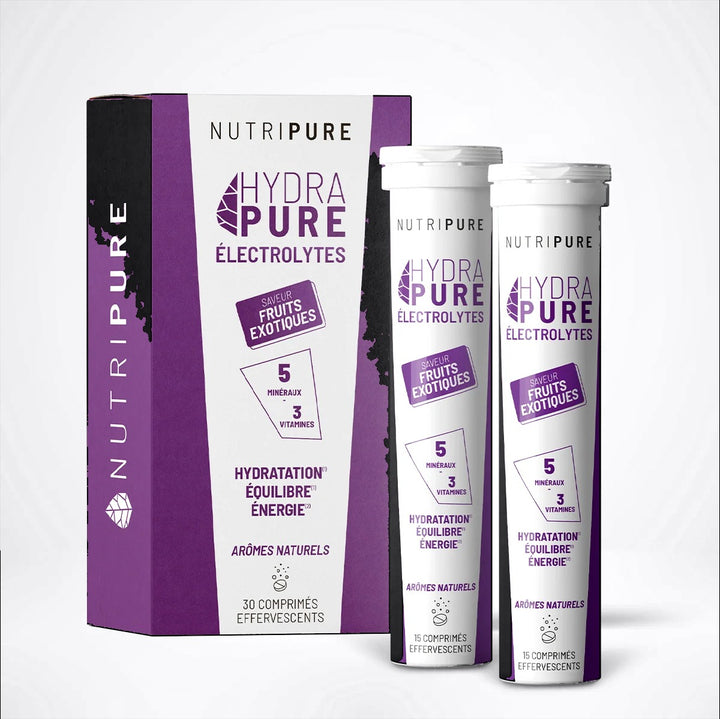 Hydrapure Pastilles Hydratation Fruits Exotiques (30 comprimés effervescents)