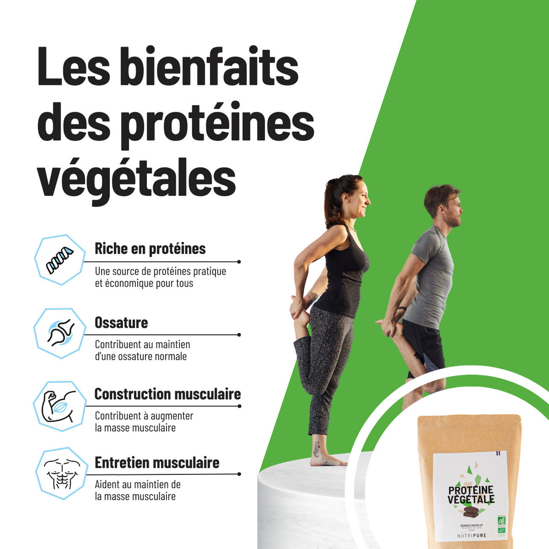 Protéine végétale bio Chocolat 750 g – visuel 5