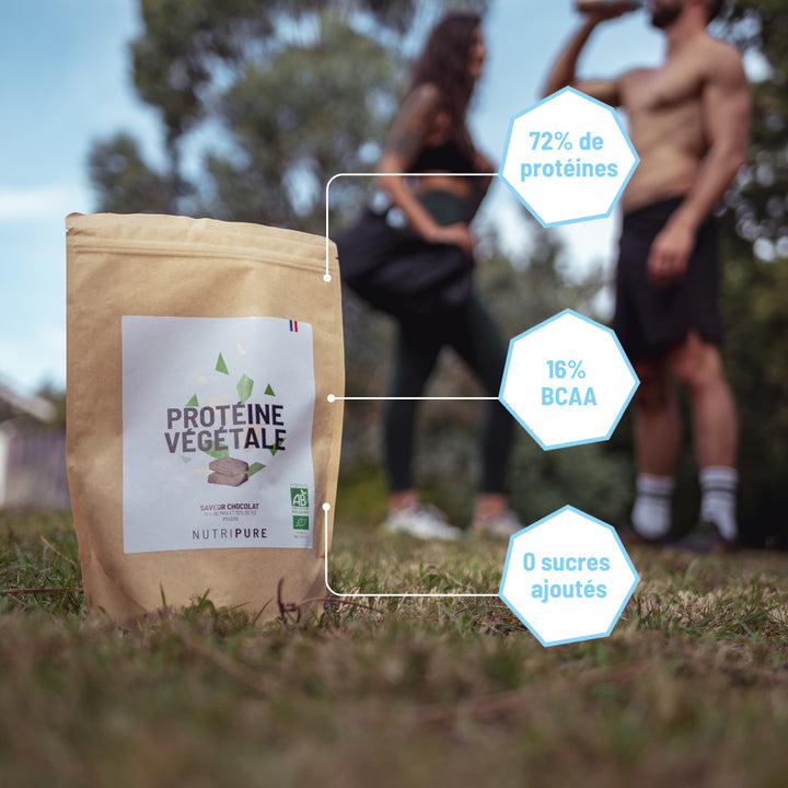 Protéine végétale bio Chocolat 750 g – visuel 8
