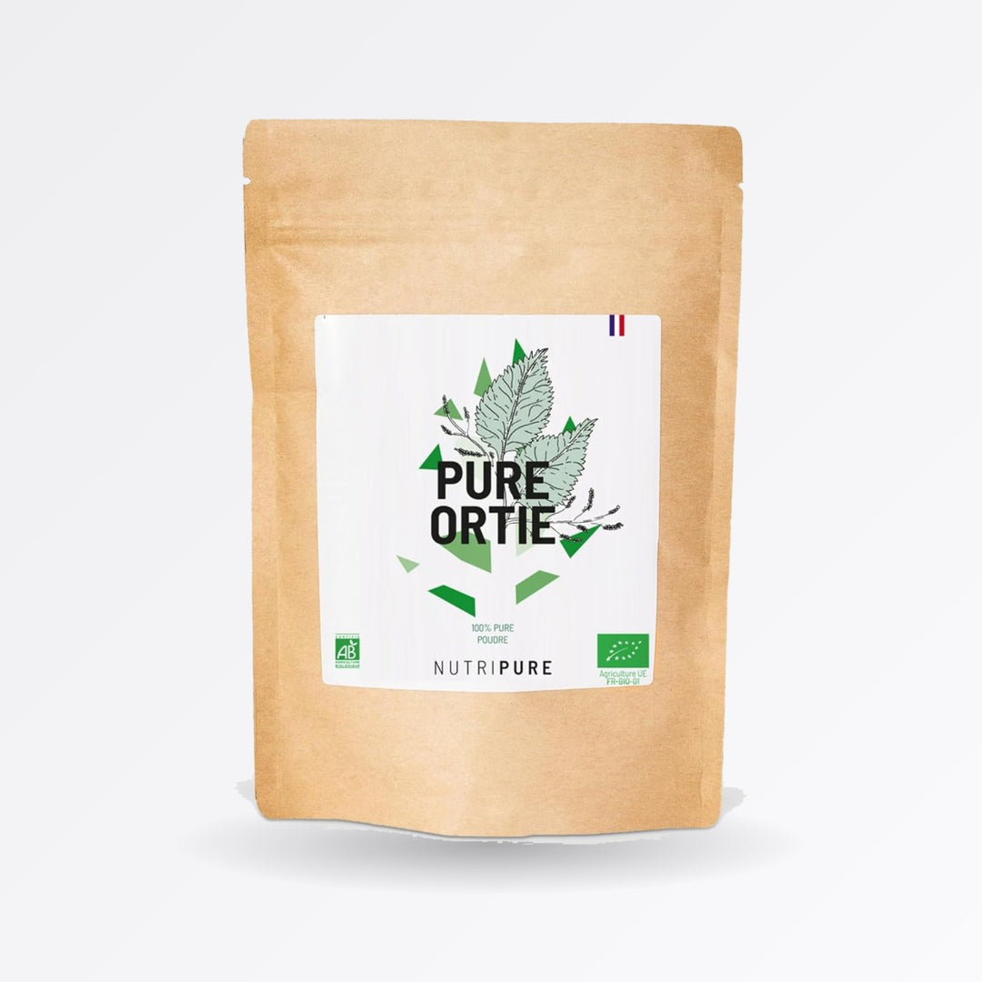 Feuilles d'ortie bio en poudre