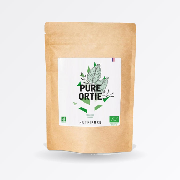 Feuilles d'ortie bio en poudre