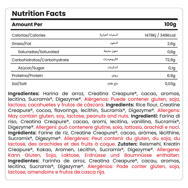 Crème de riz saveur Choco Latte 500 g