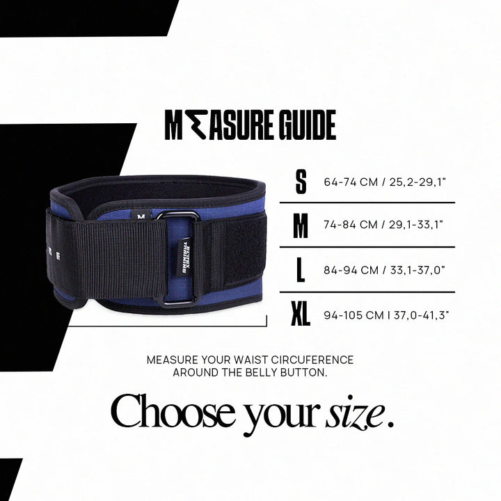 Ceinture d'haltérophilie - Bleue