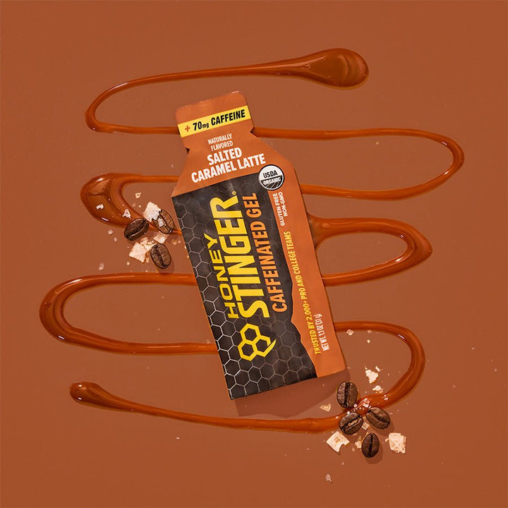 Honey STINGER - Caféine Gel, Caramel beurre salé