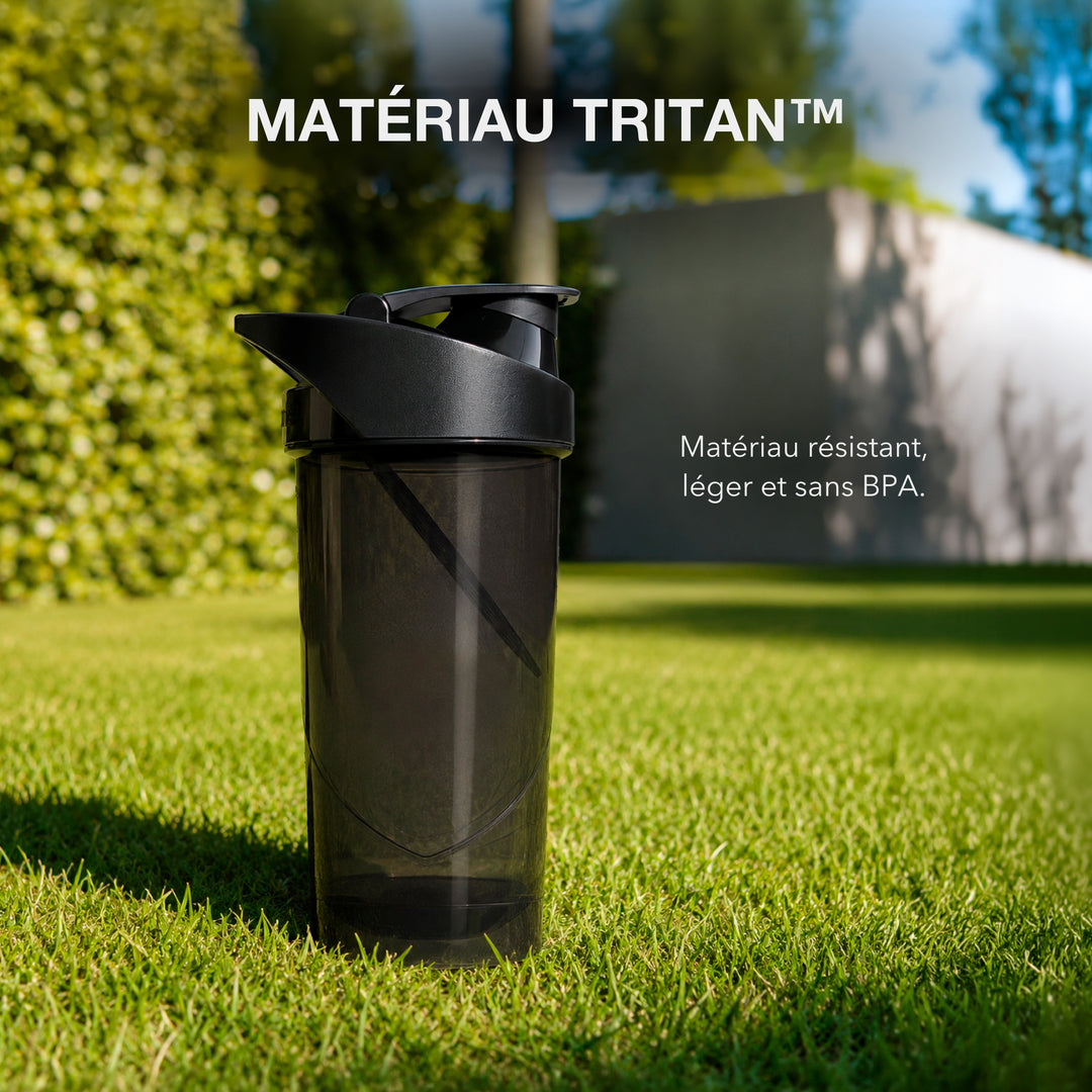 Shaker Shieldmixer Hero Pro - Matériau Tritan résistant, léger et sans BPA