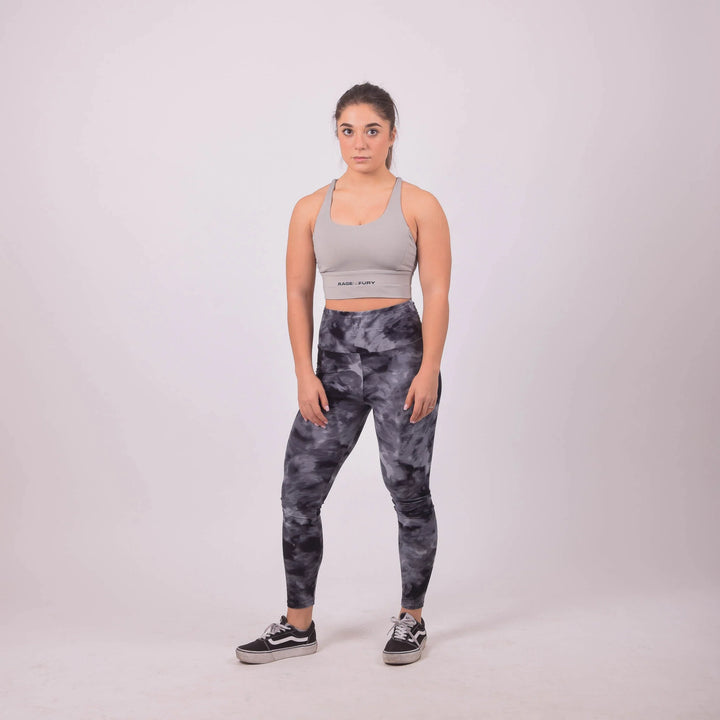 Leggings - Hidden Fighter Black Tie