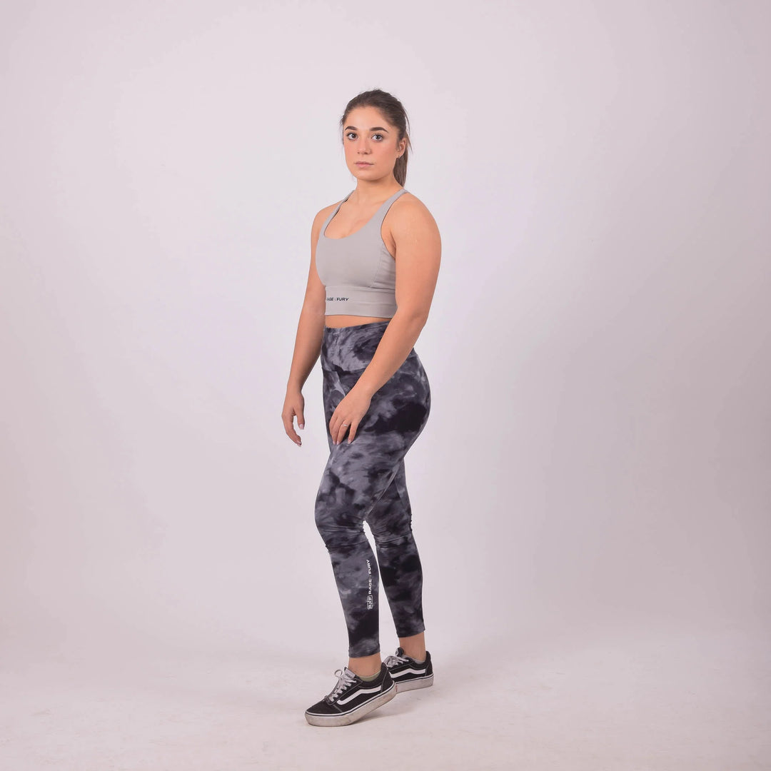 Leggings - Hidden Fighter Black Tie