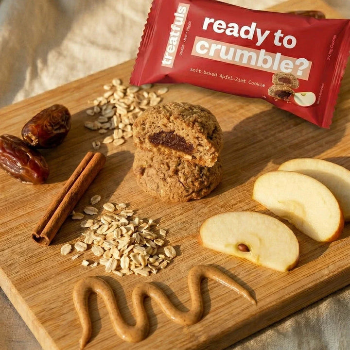 Cookies Treatfuls - Avoine fourrés pomme-cannelle « Ready to crumble? »