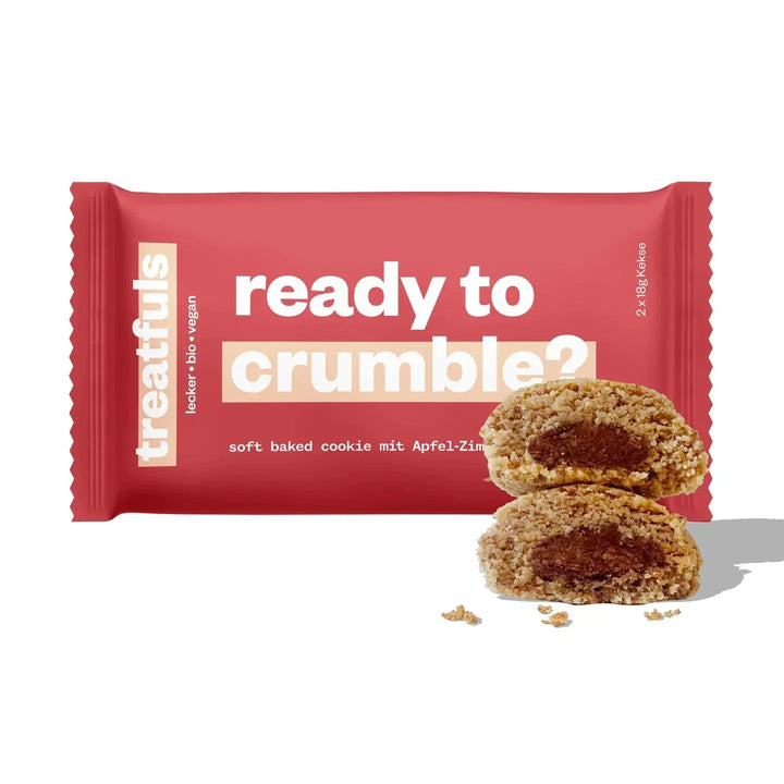 Cookies Treatfuls - Avoine fourrés pomme-cannelle « Ready to crumble? »
