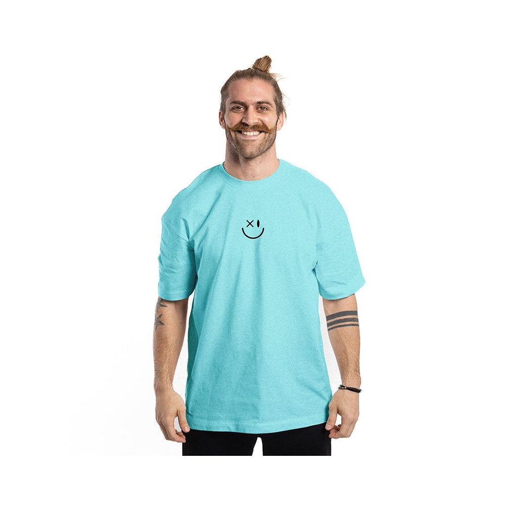 Tee-Shirt - Oversize Bench Ice Blue Unisexe