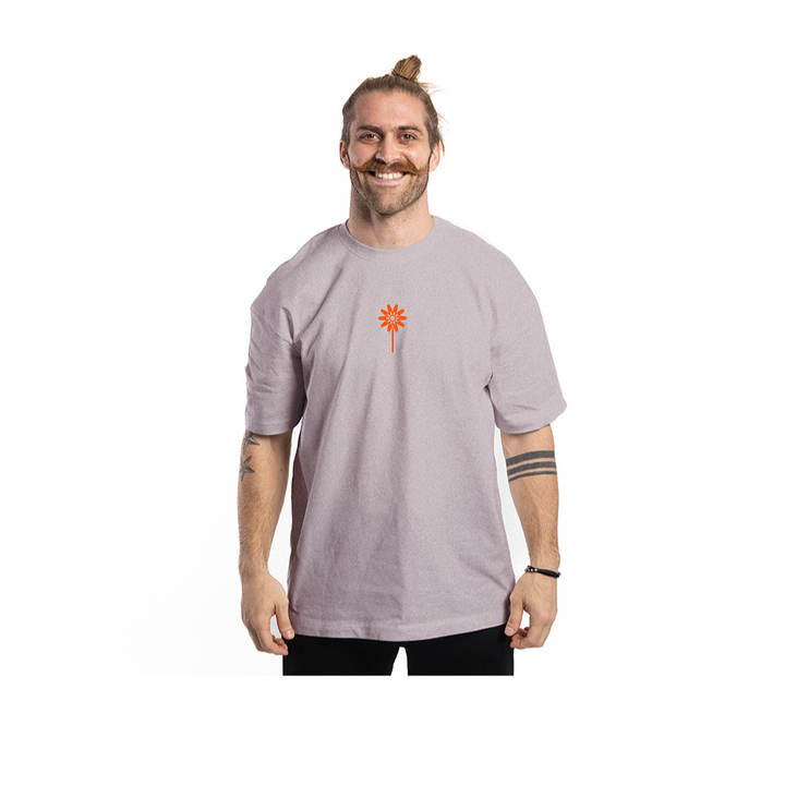 Tee-Shirt - Flower Power Old Pink Unisex