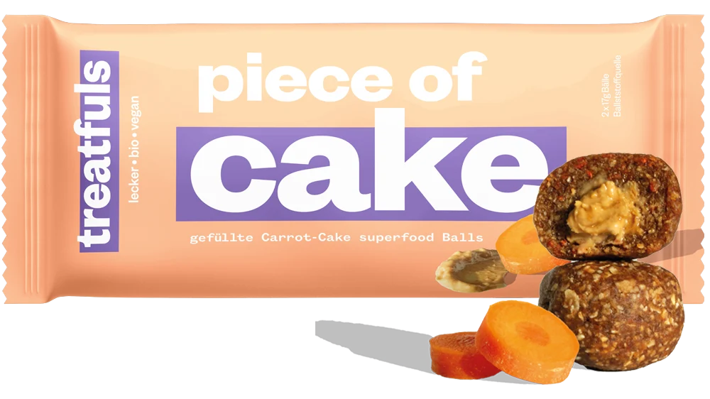 Boules d'énergie Treatfuls - Carrot cake « Piece of cake »