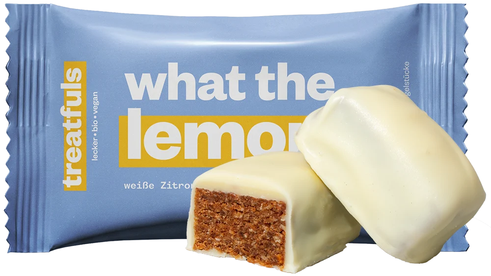Barre Treatfuls - Gâteau au citron chocolat blanc « What the lemon »