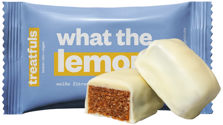 Barre Treatfuls - Gâteau au citron chocolat blanc « What the lemon »