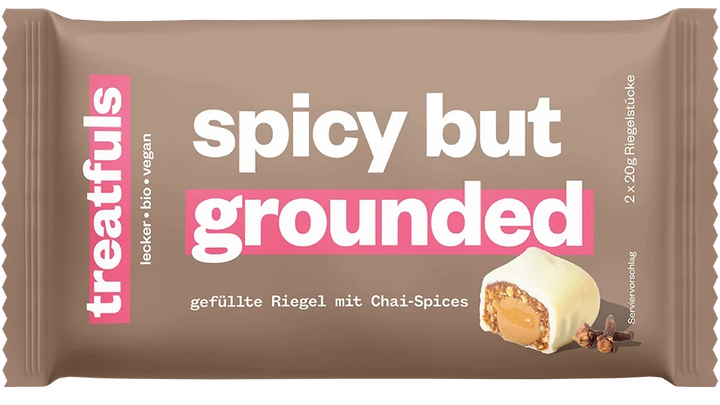 Barre Treatfuls - Chai Latte chocolat blanc fourrée « Spicy but grounded »